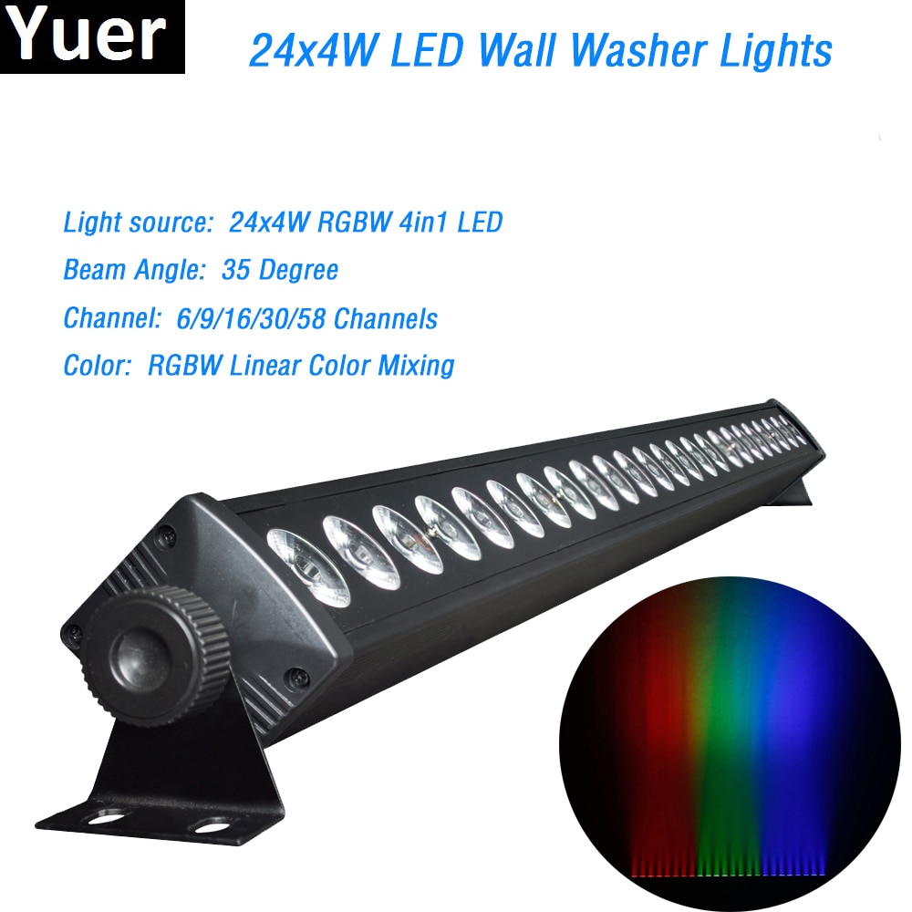 24x4W LED RGBW 4  1 Led   Ʈ DMX Led ..